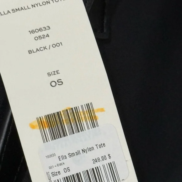 New Tory Burch Ella small tote nylon black - Picture 5 of 10